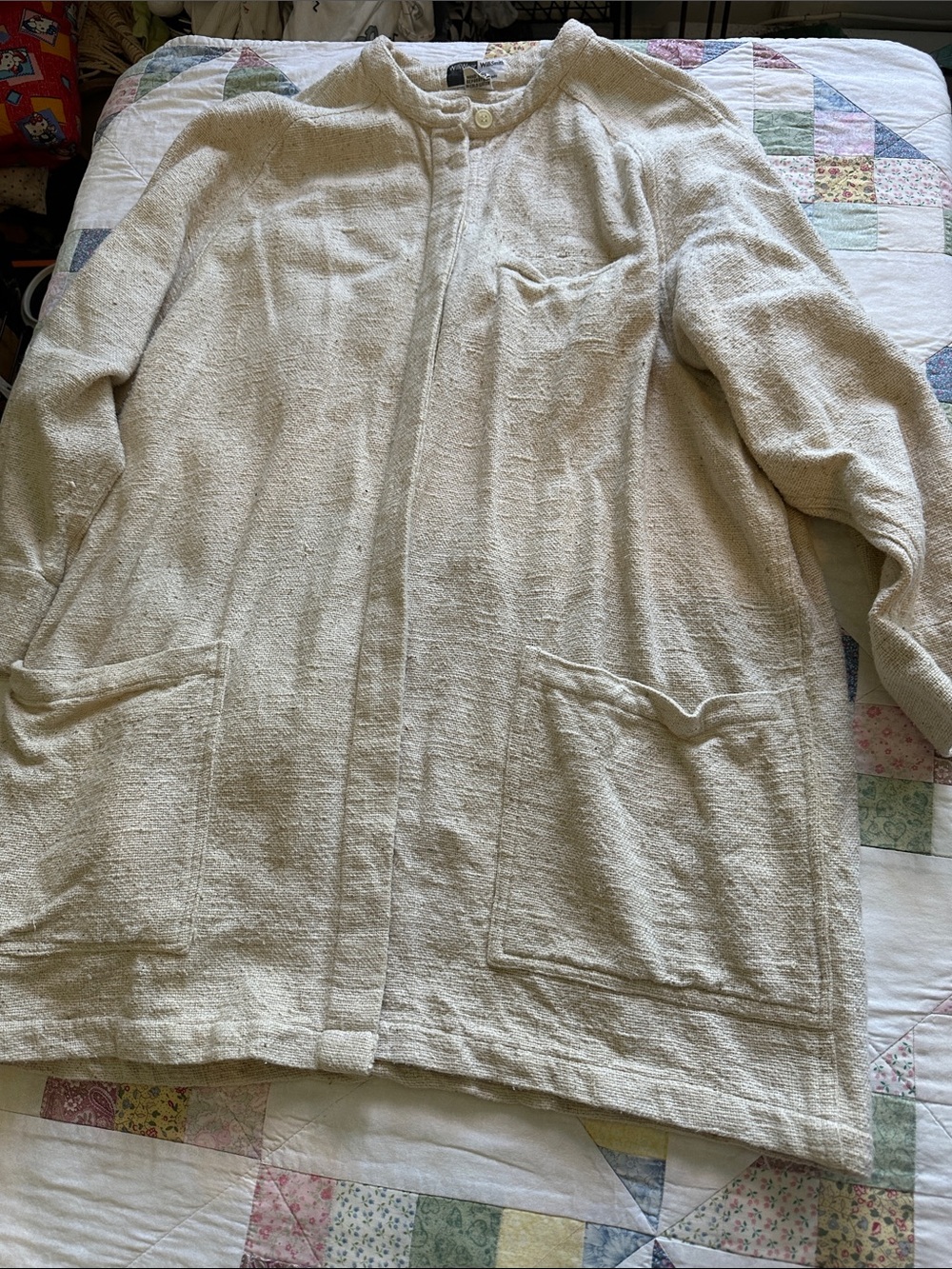 UNiSEX  Lightweight Cream Casual Jacket